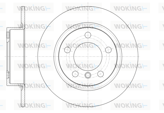 спирачен диск WOKING              