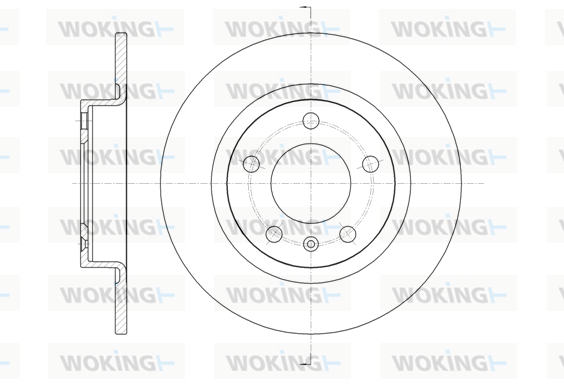 спирачен диск WOKING              