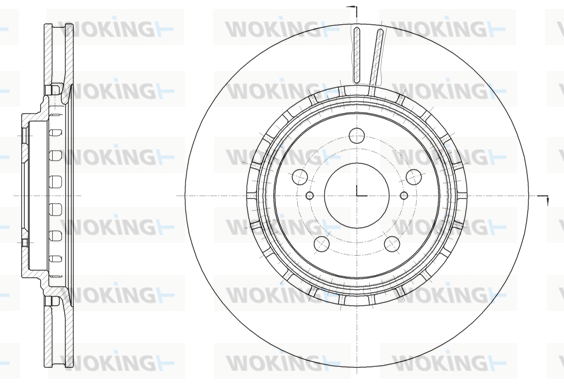 спирачен диск WOKING              