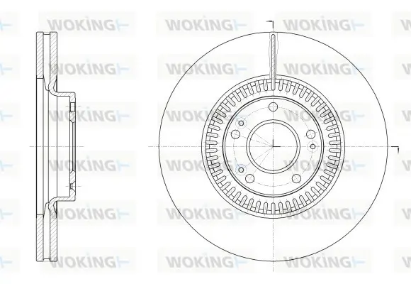 спирачен диск WOKING              