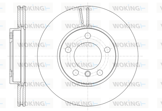спирачен диск WOKING              