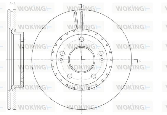спирачен диск WOKING              