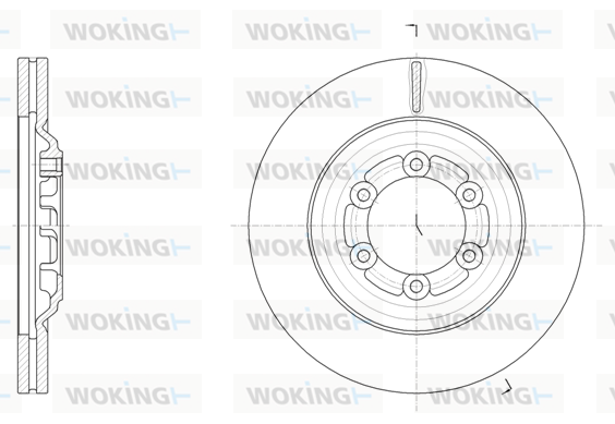 спирачен диск WOKING              