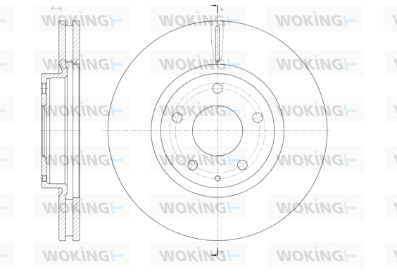 спирачен диск WOKING              