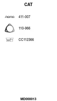 Коляно, катализатор FA1                 