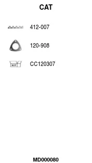 Коляно, катализатор FA1                 