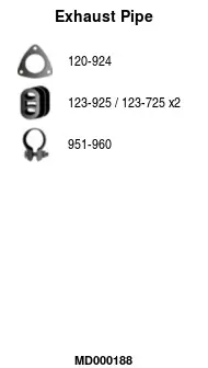 изпускателна тръба FA1                 