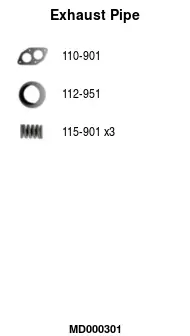 изпускателна тръба FA1                 