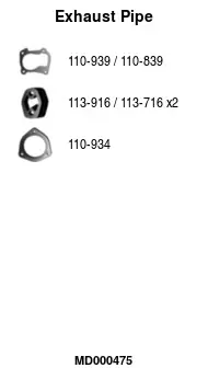 изпускателна тръба FA1                 