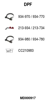 филтър за сажди-твърди частици, изпускателна система FA1                 