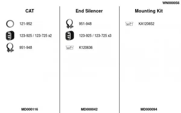 Изпускателна система FA1                 