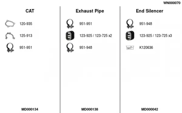 Изпускателна система FA1                 
