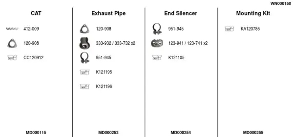Изпускателна система FA1                 