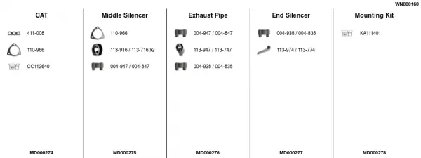 Изпускателна система FA1                 