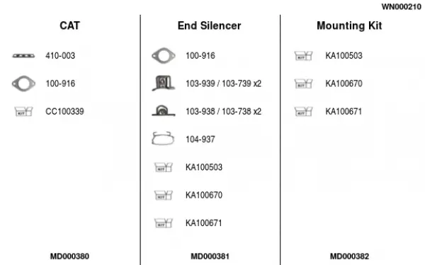 Изпускателна система FA1                 