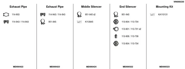 Изпускателна система FA1                 
