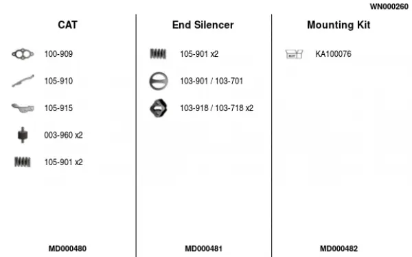Изпускателна система FA1                 