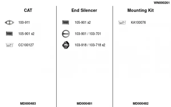 Изпускателна система FA1                 