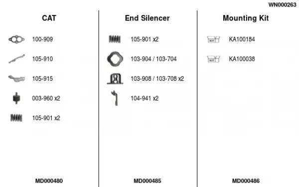 Изпускателна система FA1                 
