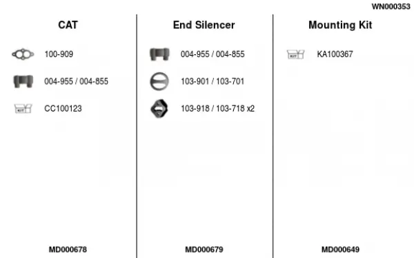 Изпускателна система FA1                 