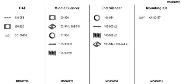 Изпускателна система FA1                 
