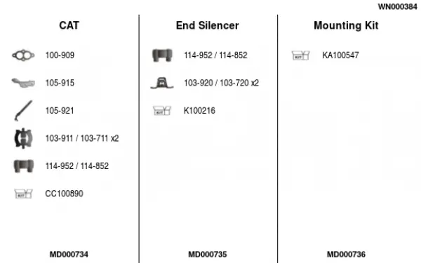 Изпускателна система FA1                 