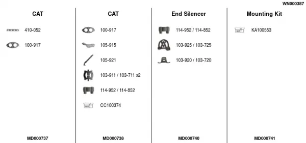 Изпускателна система FA1                 
