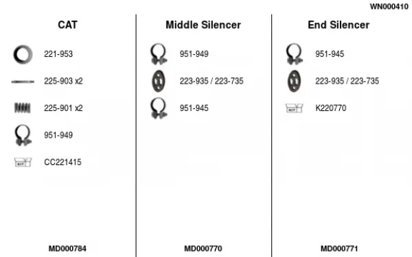 Изпускателна система FA1                 