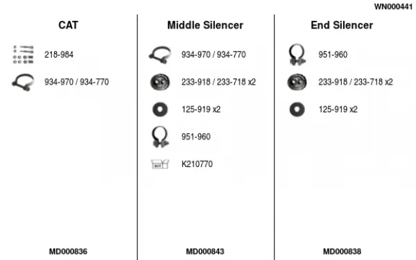 Изпускателна система FA1                 
