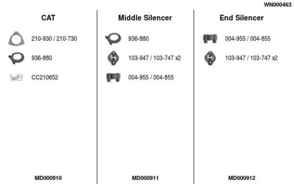 Изпускателна система FA1                 