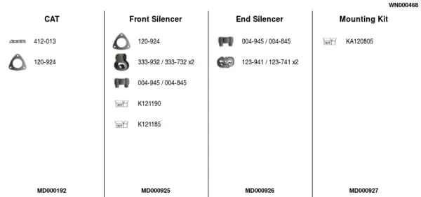 Изпускателна система FA1                 