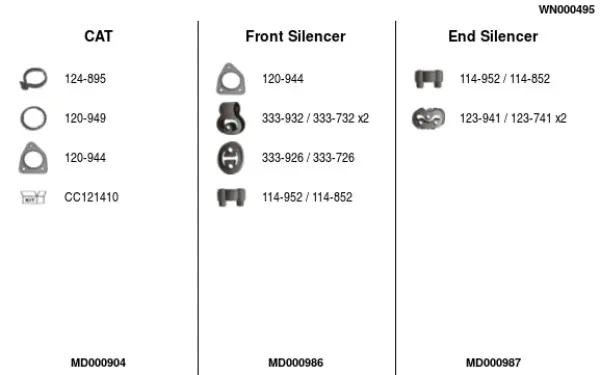 Изпускателна система FA1                 