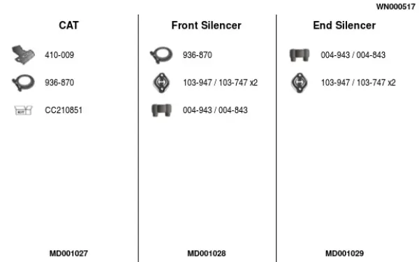 Изпускателна система FA1                 