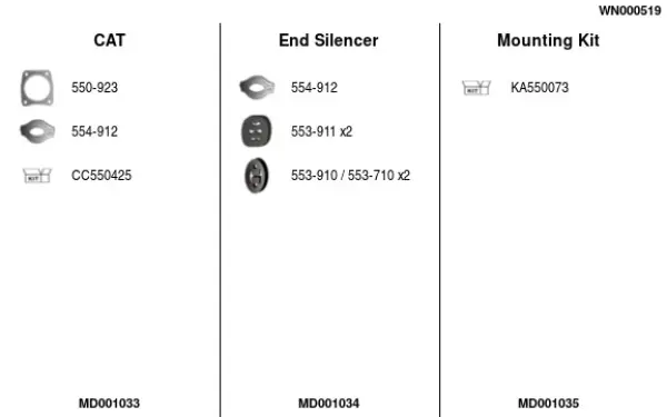 Изпускателна система FA1                 
