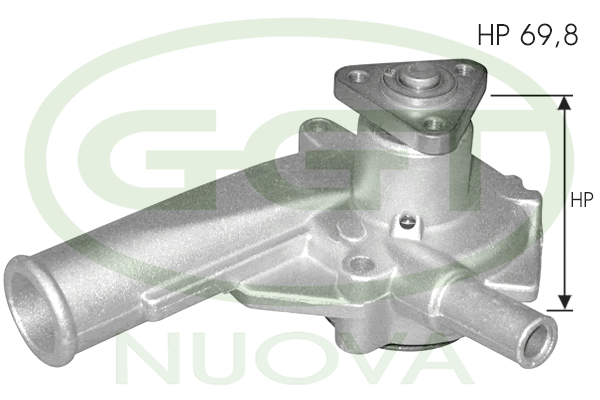 водна помпа, охлаждане на двигателя GGT                 