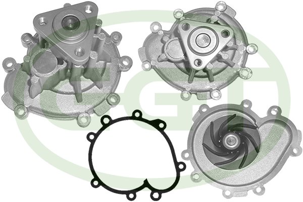 водна помпа, охлаждане на двигателя GGT                 