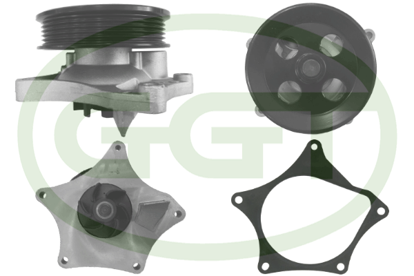 водна помпа, охлаждане на двигателя GGT                 