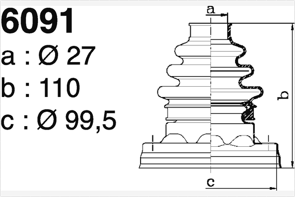 комплект маншон, полуоска DEPA                