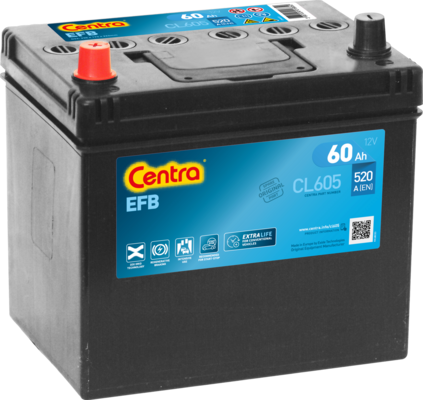 стартов акумулатор CENTRA              