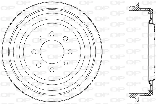 спирачен барабан OPEN PARTS          