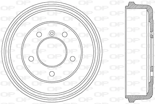 спирачен барабан OPEN PARTS          