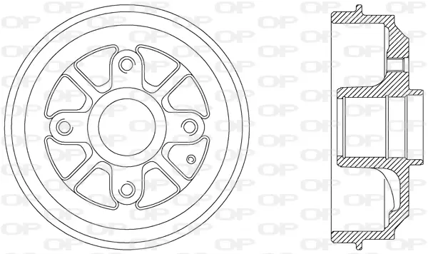спирачен барабан OPEN PARTS          