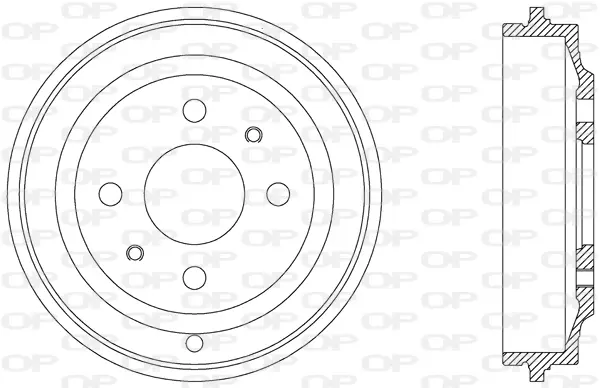 спирачен барабан OPEN PARTS          