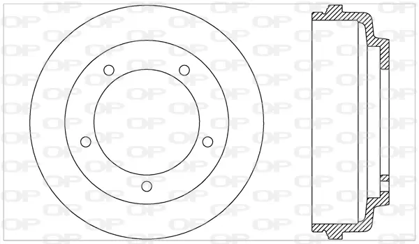 спирачен барабан OPEN PARTS          