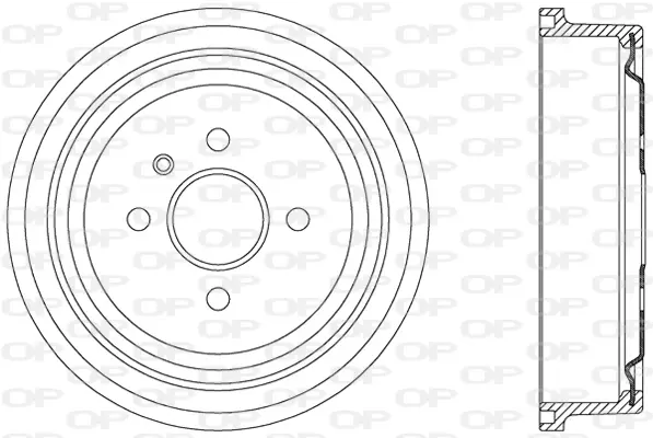 спирачен барабан OPEN PARTS          