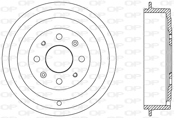 спирачен барабан OPEN PARTS          