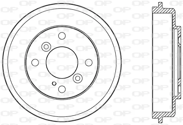 спирачен барабан OPEN PARTS          