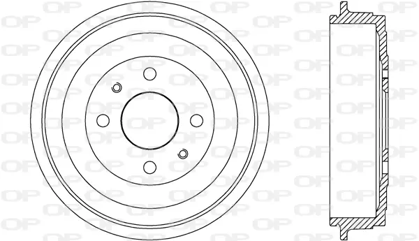 спирачен барабан OPEN PARTS          