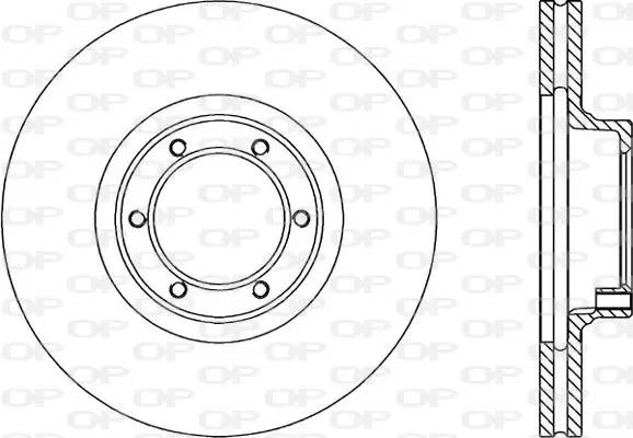 Спирачен диск OPEN PARTS
