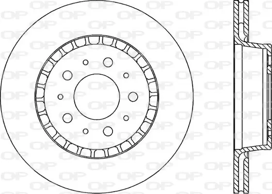 спирачен диск OPEN PARTS          